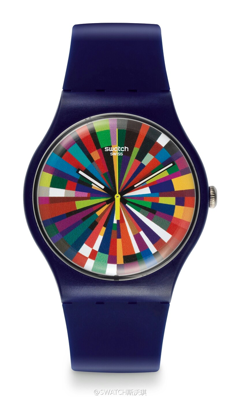 swatch suov101 彩色万花筒 2014秋冬之彩色世界系列