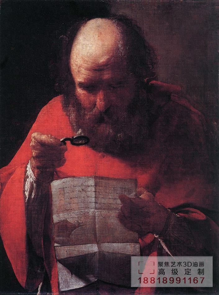 法·georges de la tour 乔治·德·拉图尔,美术史上一位擅长描绘光线