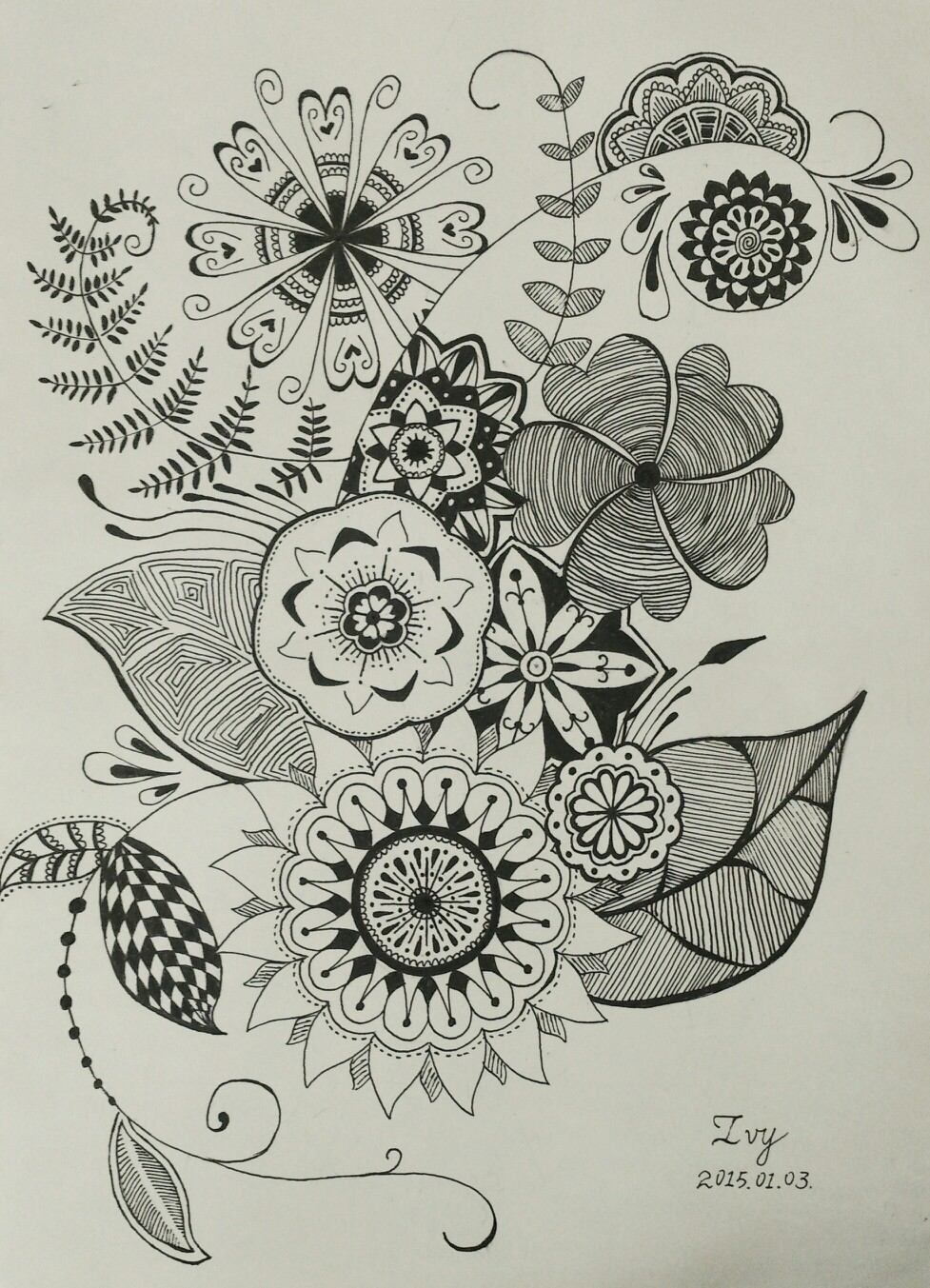 黑白花 