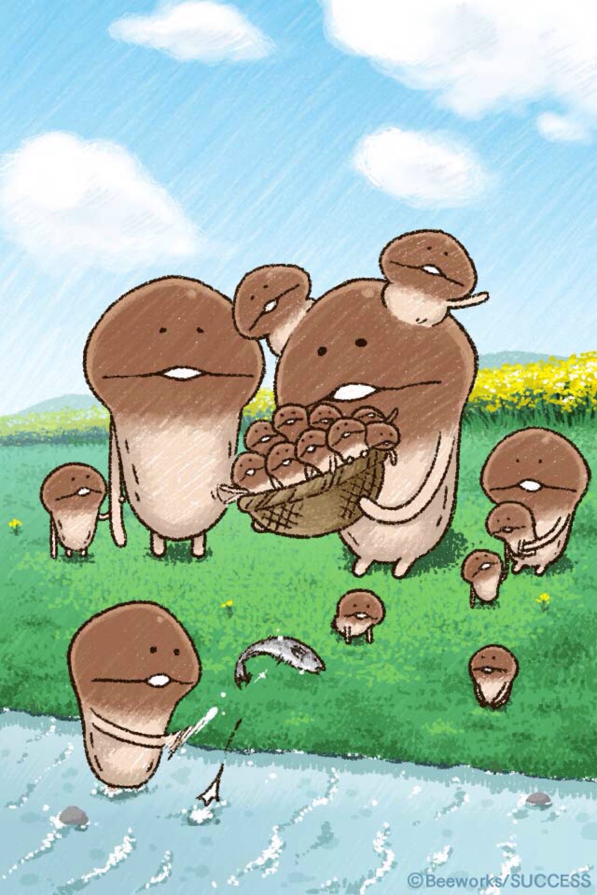 mushroom garden 壁纸