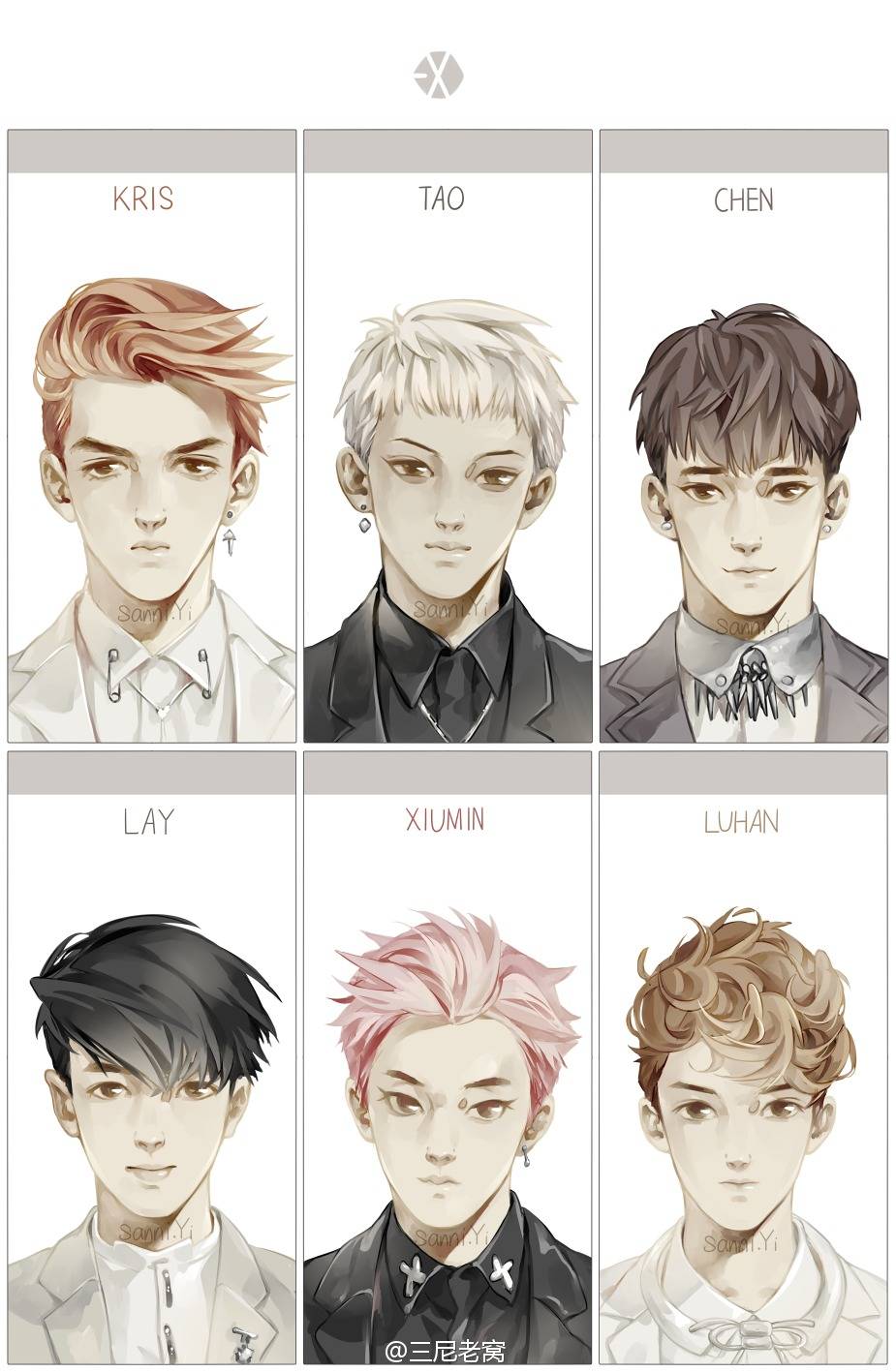 exo-m q版漫画