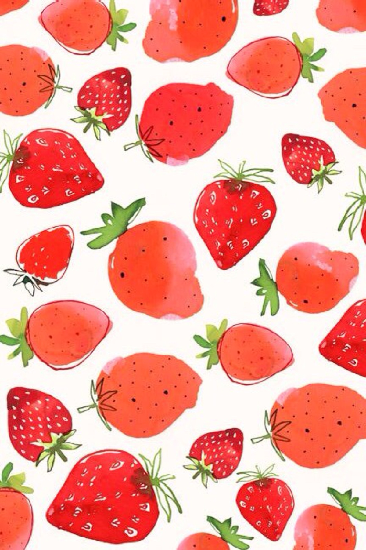 草莓 壁纸 水果