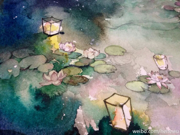 手绘古风意境 壁纸