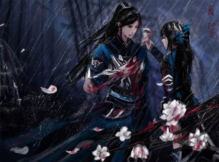 剑三唐门,古风手绘