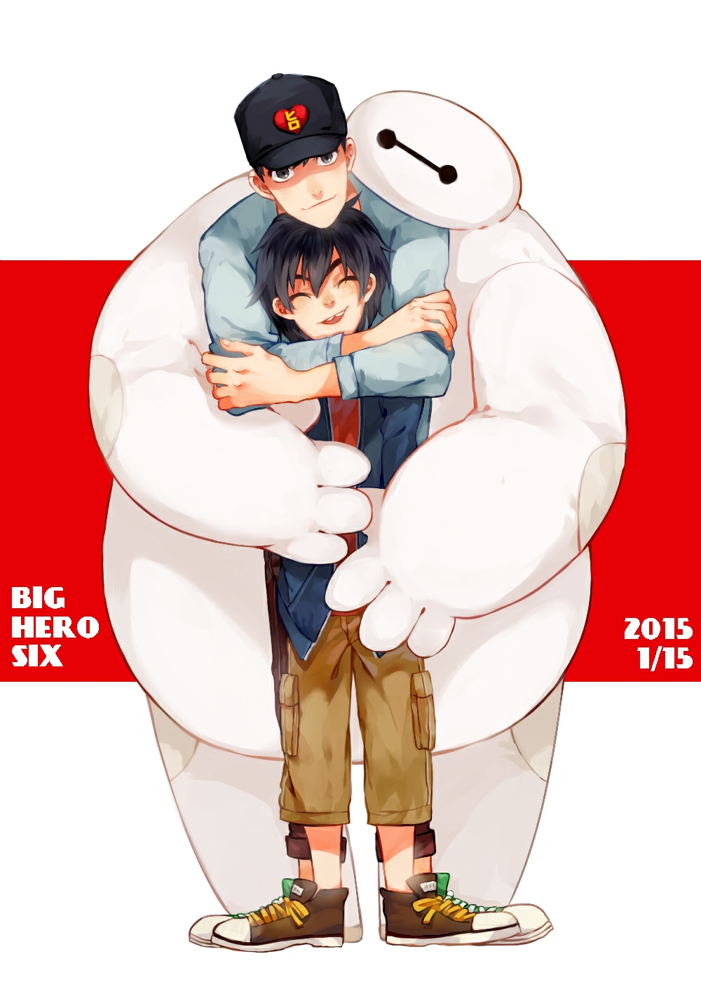 big hero 6 (超能陆战队) hiro hamada (小宏) tadashi hamada (泰迪)