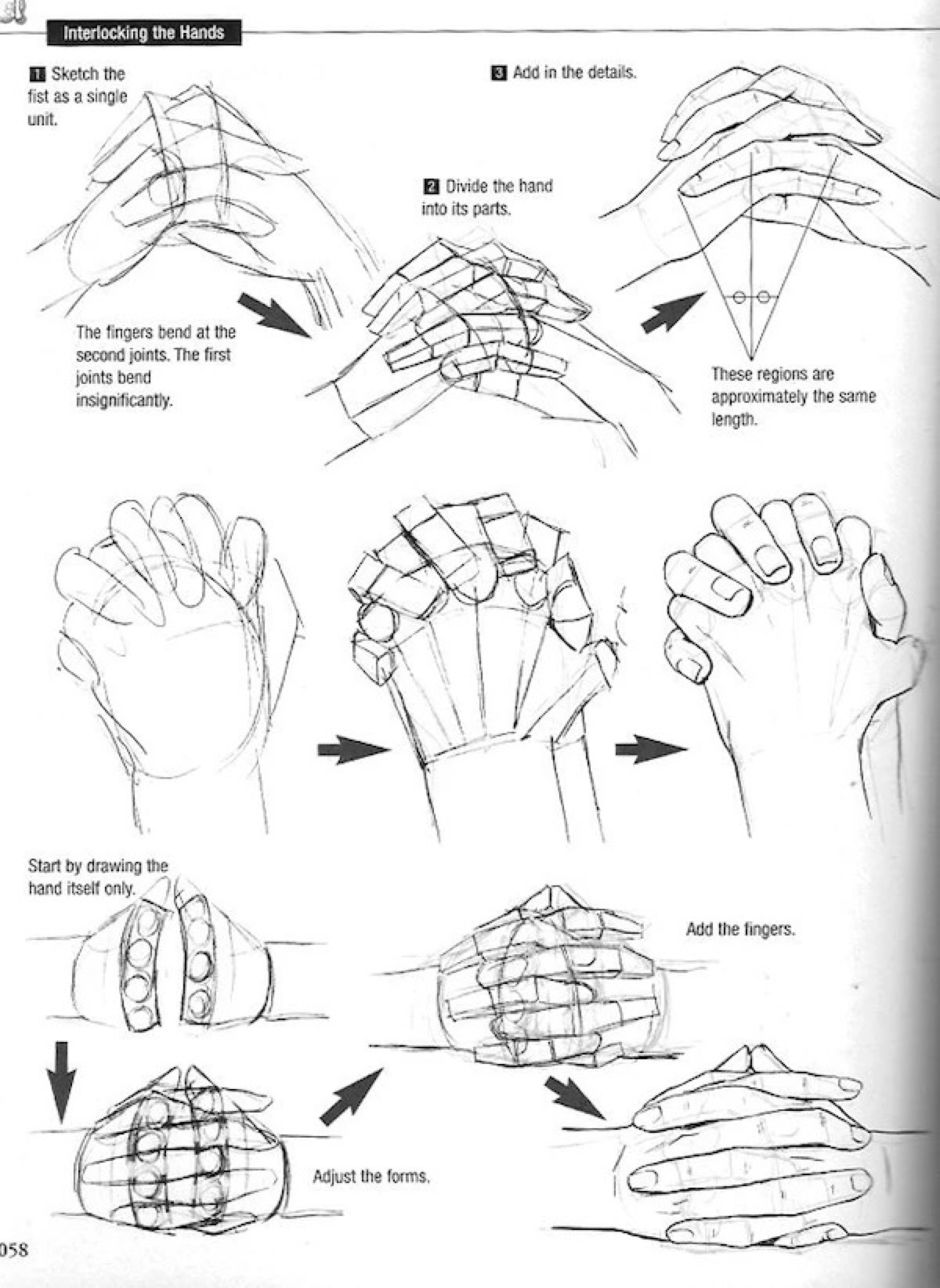 绘画教程()手,手掌,手关节