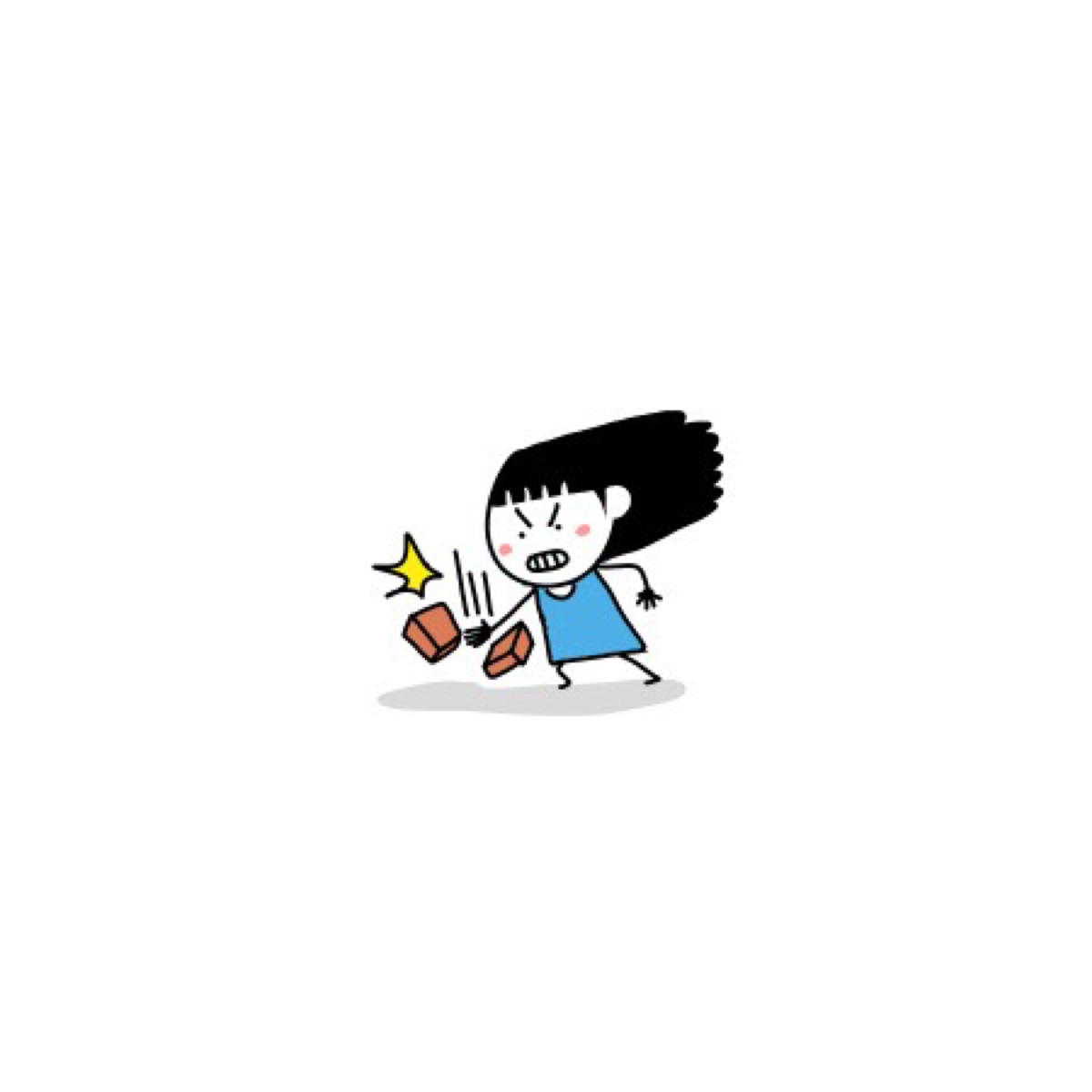 女汉子头像,来自微博小绵羊bobo