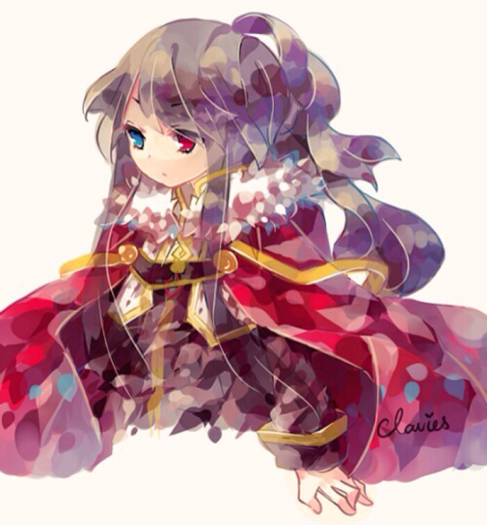 异色瞳少女