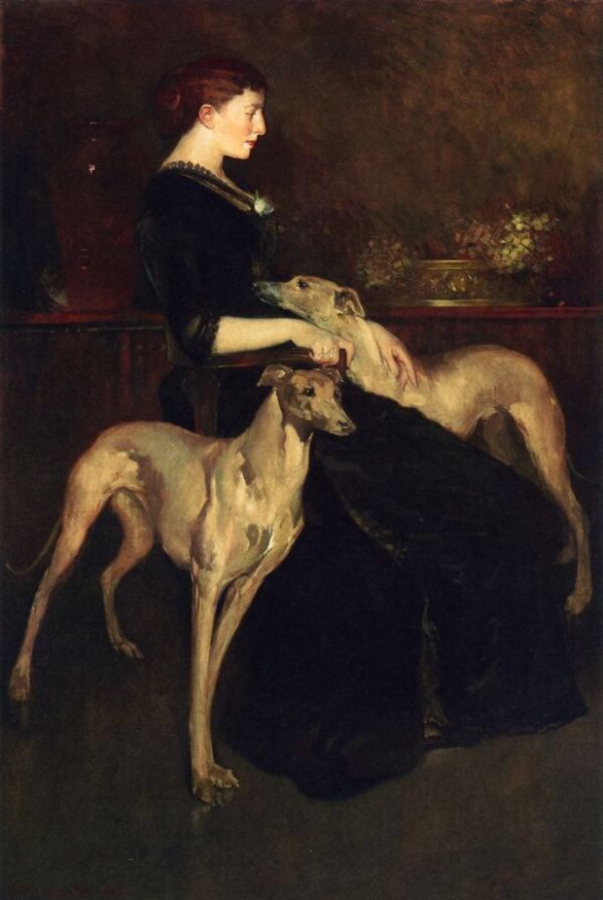 美国油画家约翰.怀特.亚历山大(john white alexander (1856 – 1915)