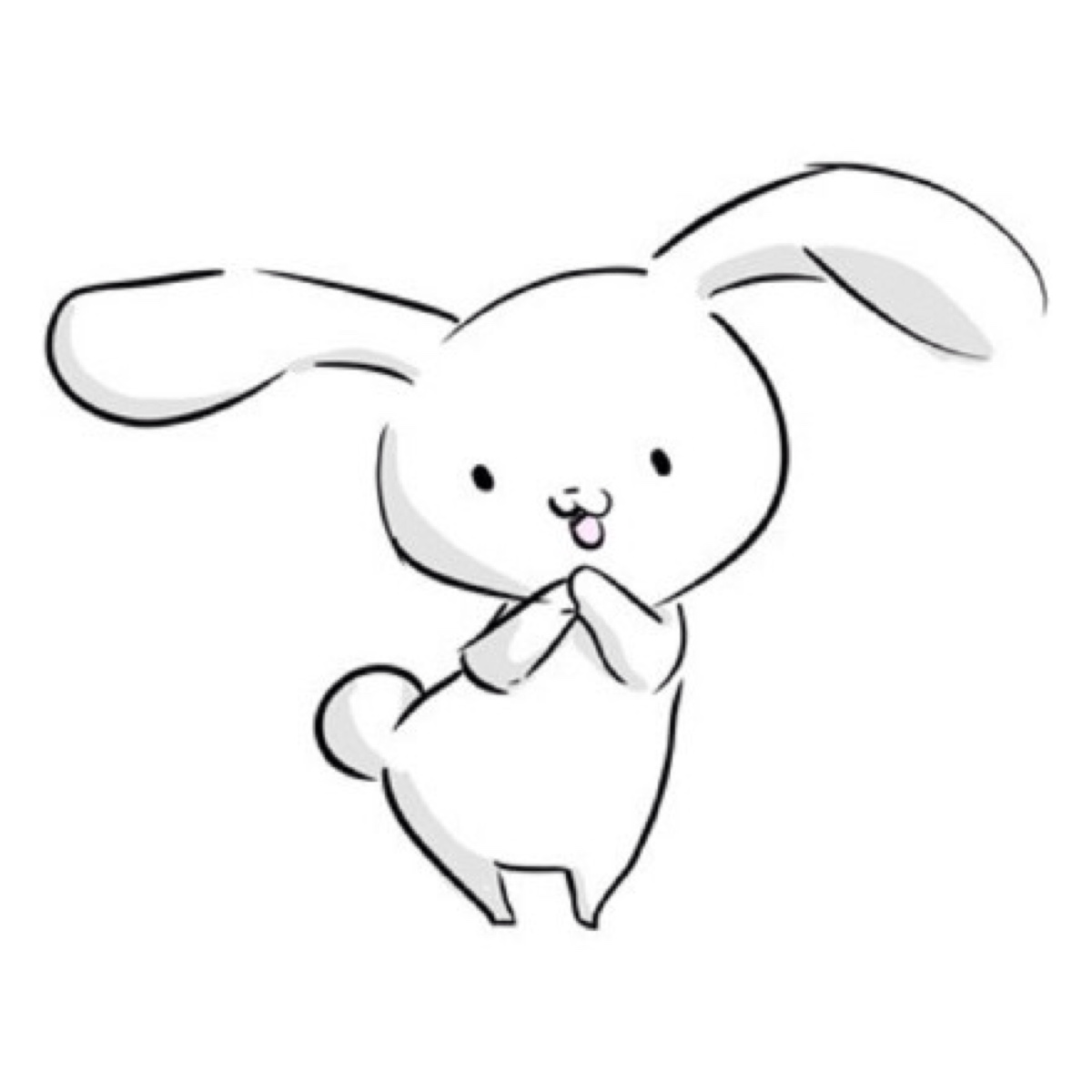 小兔子 插画 可爱 萌