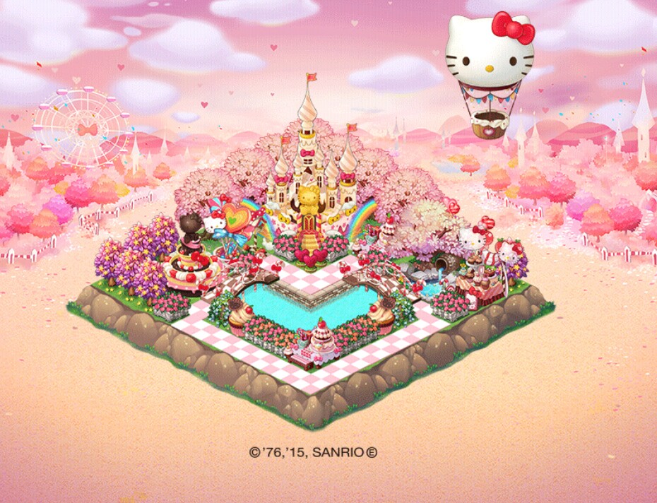 童话中魔法的城堡,有梦幻的味道～hellokitty甜蜜城堡,光看图片就已经