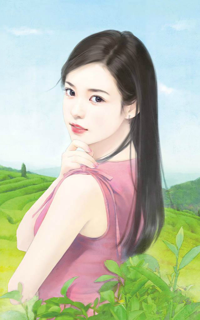 手绘 现代女子