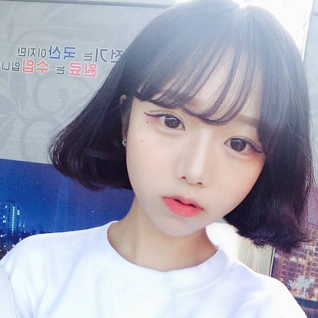 girl face.短发.女生头像