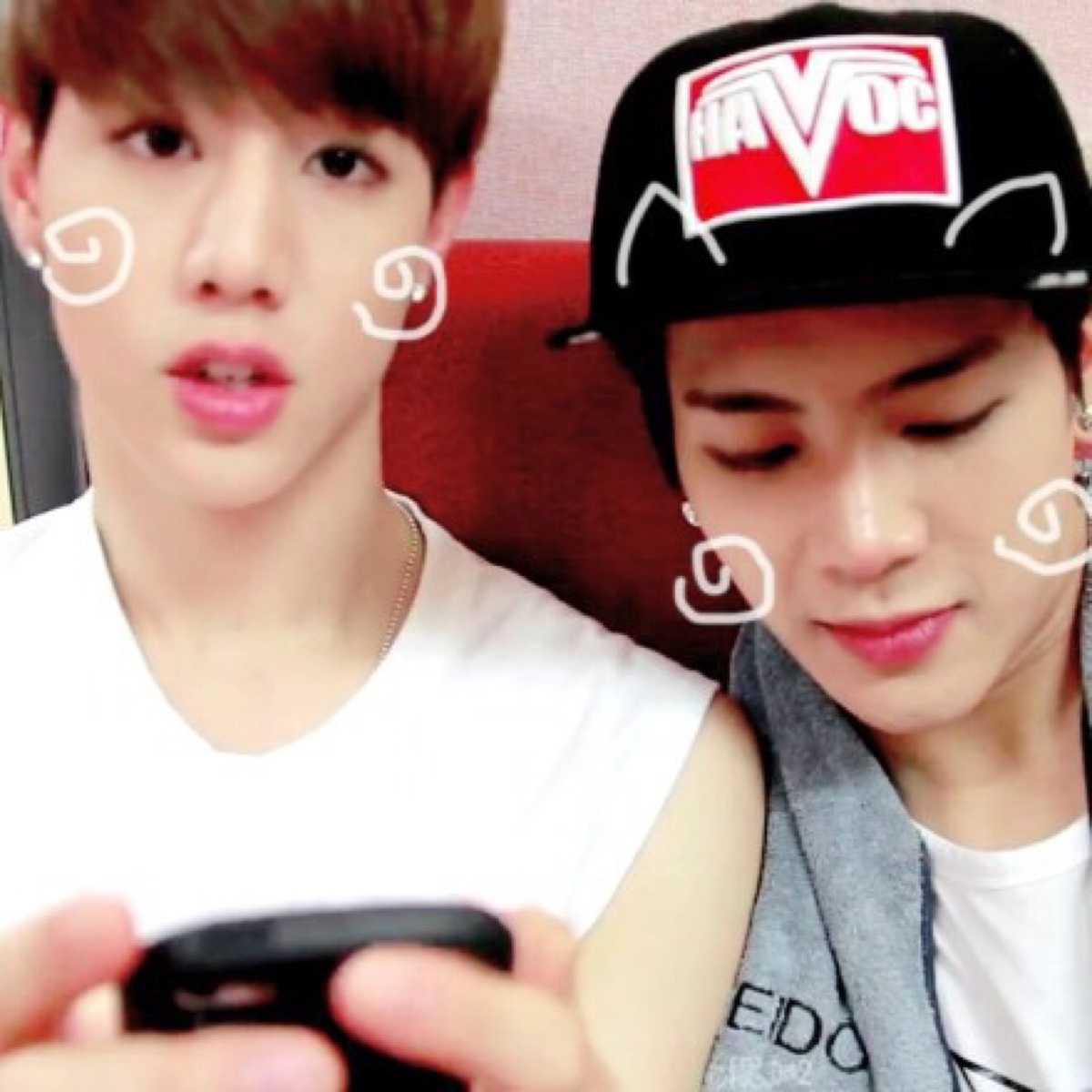 got7 #段宜恩 #mark #王嘉尔 #jackson #markson #宜嘉 cr:logo