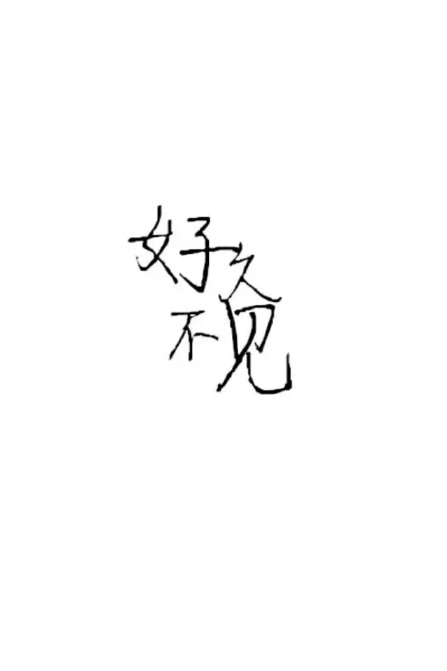 【文字】好久不见