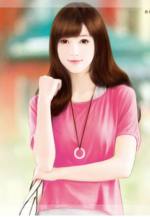 手绘 现代女子
