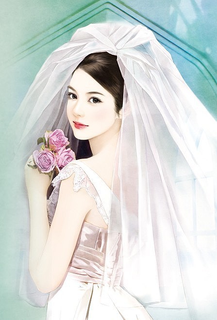 手绘 现代女子
