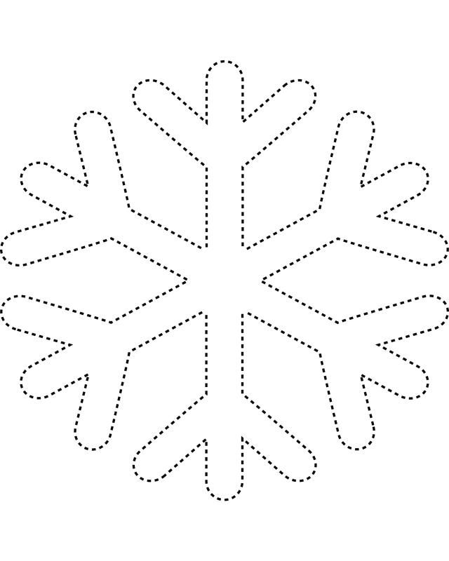 雪花 不织布 手工 图形剪裁 可打印 打印…-堆糖