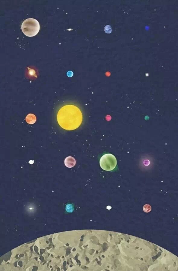 星球 壁纸 卡通