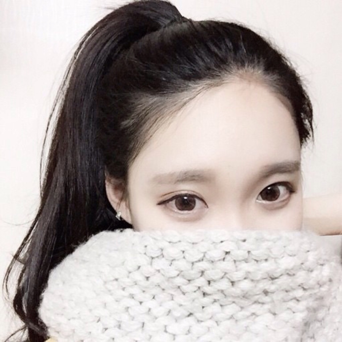 女生头像 韩范 小清新 马尾