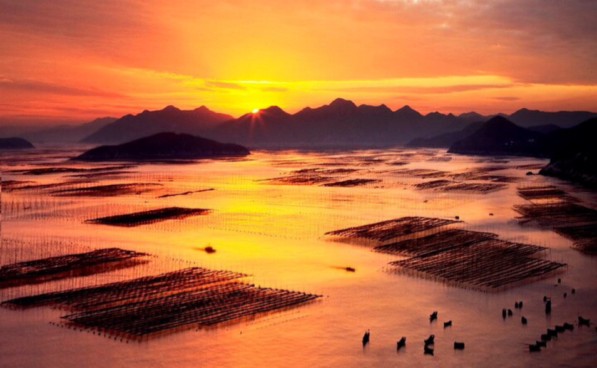 夕阳中的福建·霞浦