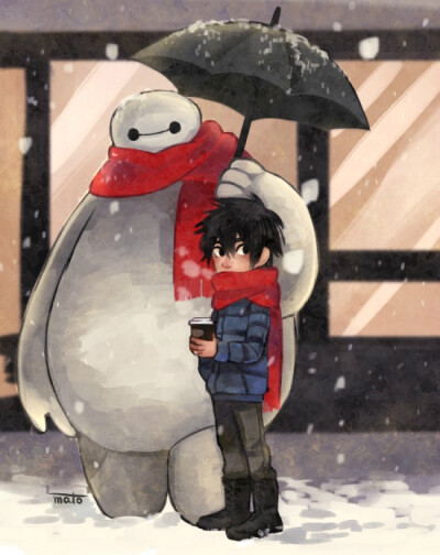 超能陆战队#big hero 6# (●ー●)抱~抱~抱~好想抱抱呆萌的大白~~【id