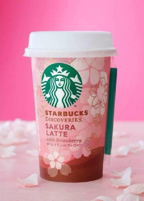 日本星巴克starbucks将于2月15日开始发售樱花限定系列