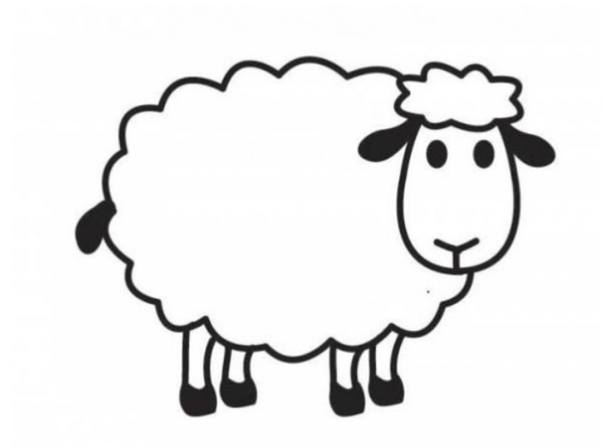 羊年卡通画 简笔画教程 手绘 卡通图案 插画 羊