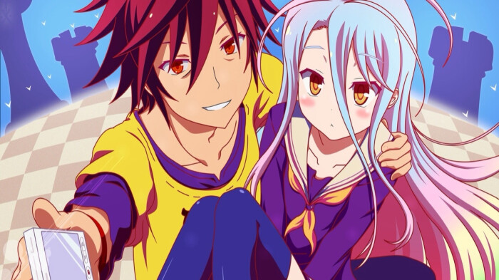 no game no life 游戏人生 空白 2014年 新番 p站 动漫 二次元 兄妹