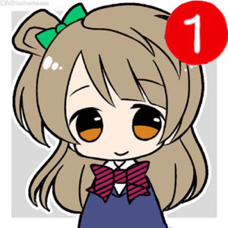 动漫 二次元 同人 lovelive 南小鸟 头像 q版 萌