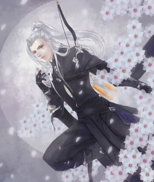 手绘 古风男子
