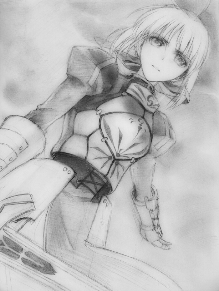 160).《fate》-- saber.