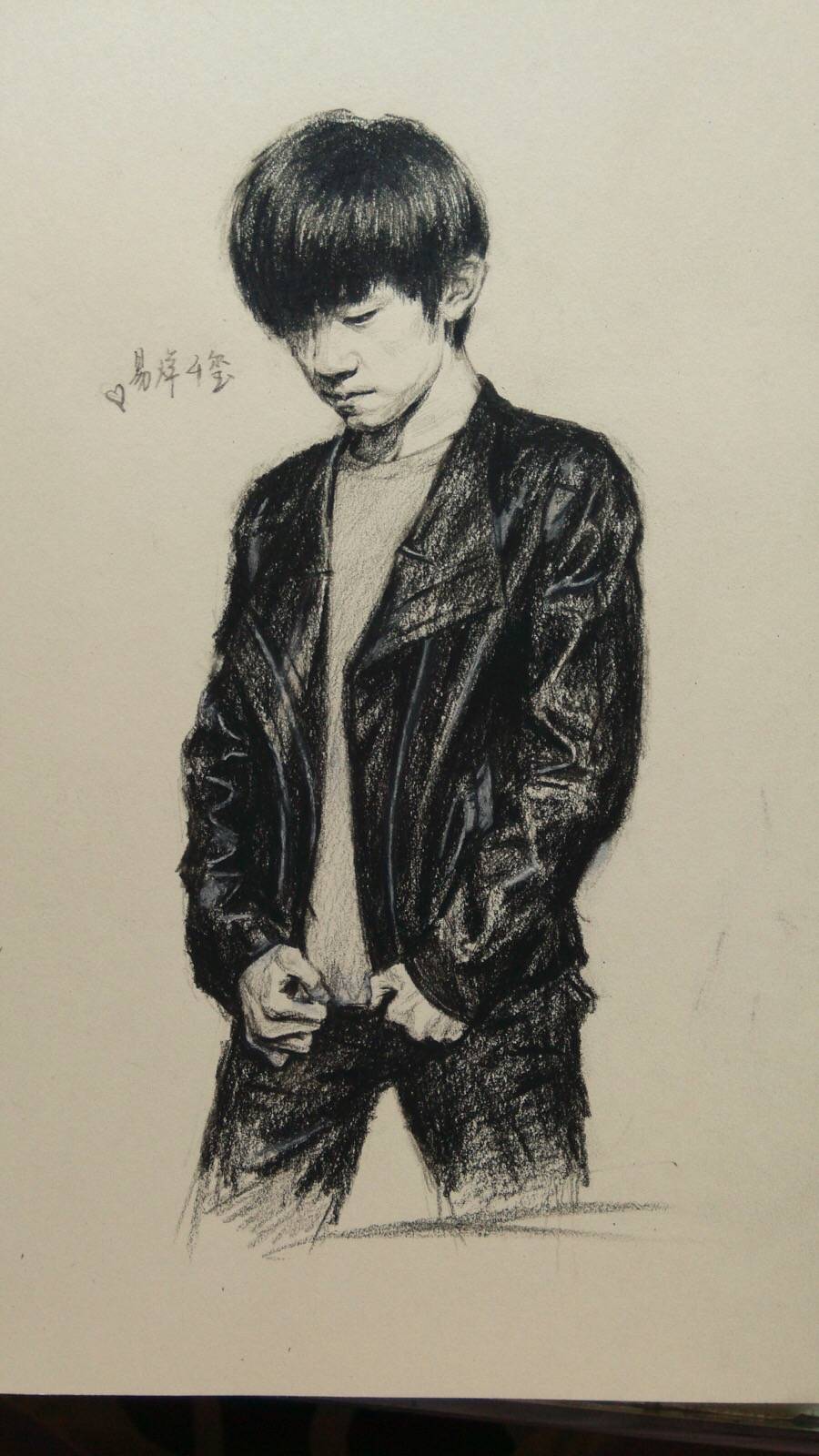 手绘 易烊千玺