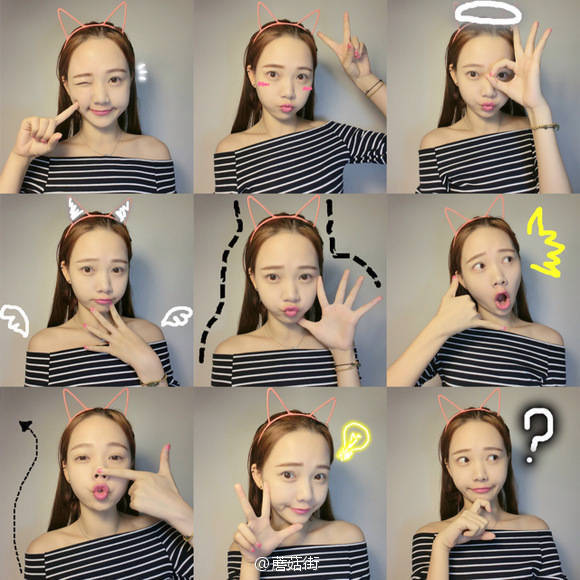 女生头像 小清新 九宫格by:朕真帅啊嘿