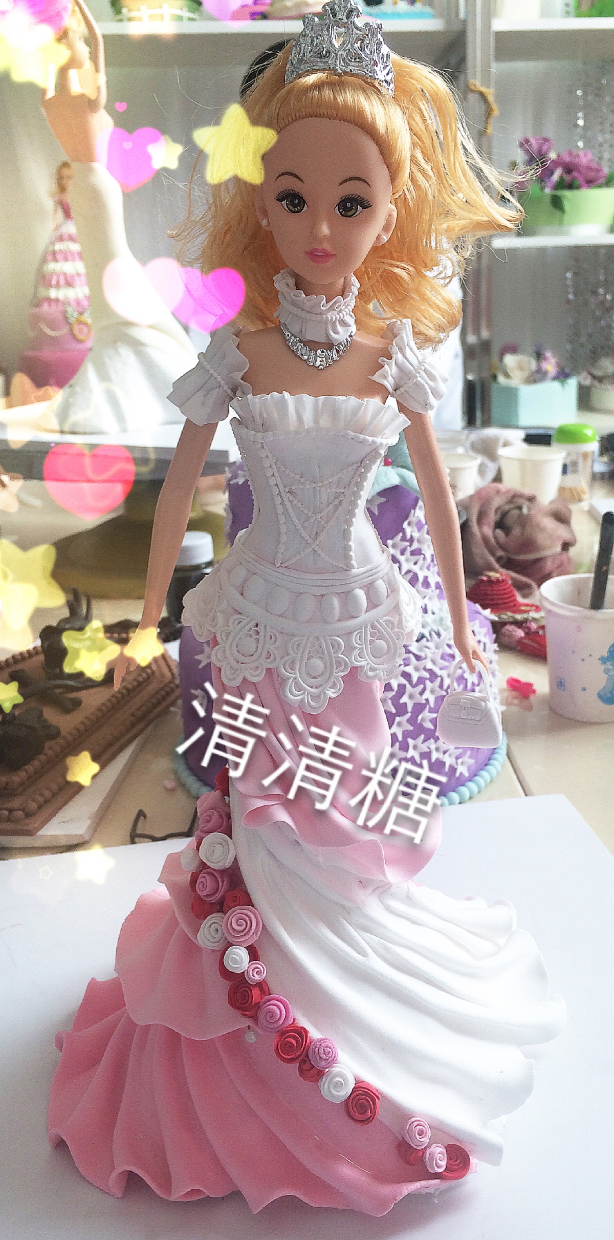 翻糖芭比蛋糕