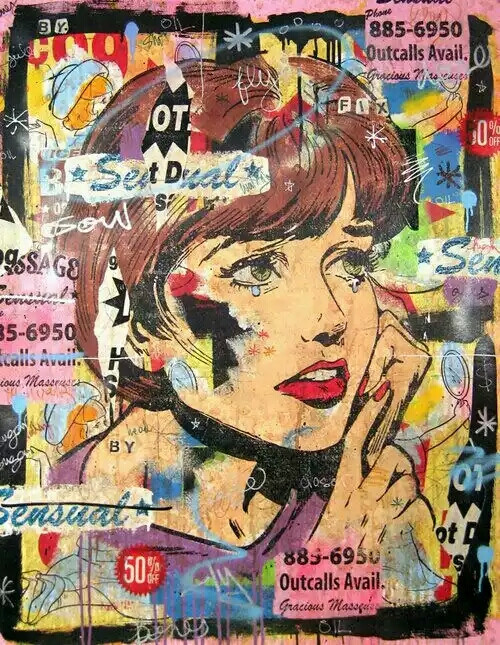 欧美复古插画