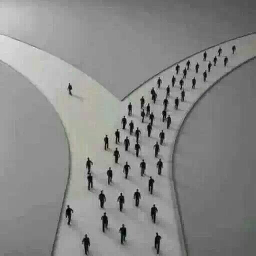 有的路 你必须一个人走 这不是孤独 而是选择.