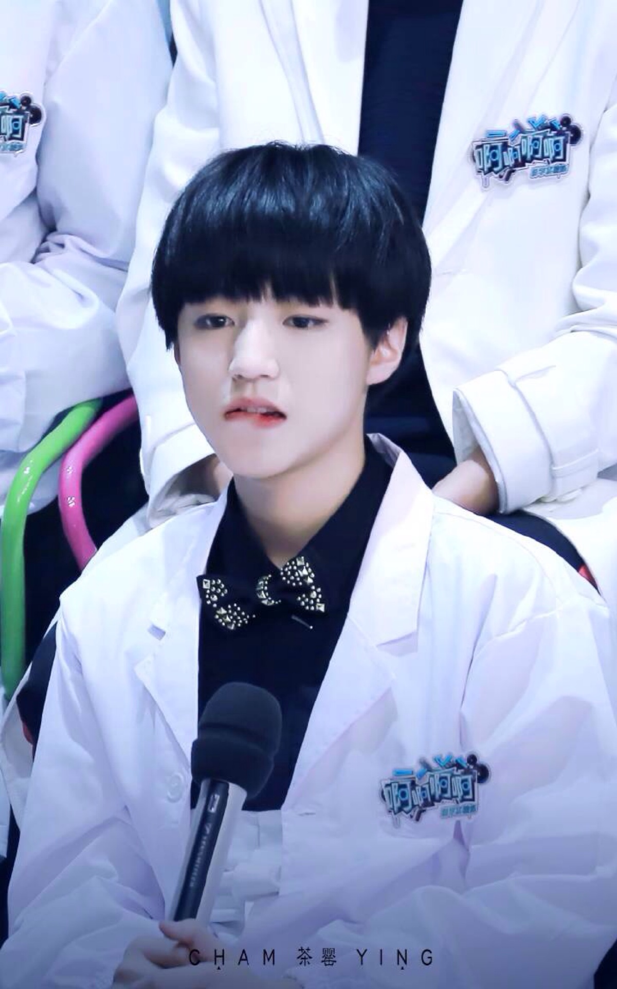 高清图来啦!「图片出处见水印」#王俊凯##tfboys王俊凯