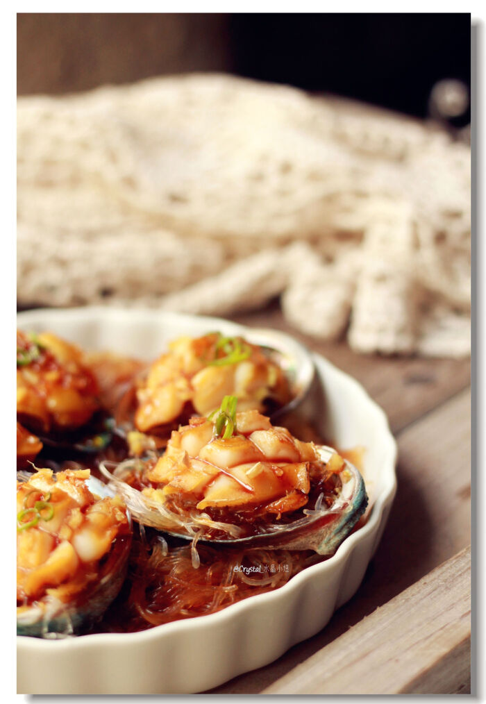 第一次做鲍鱼,来个蚝油粉丝蒸鲍鱼,鲍鱼一…-堆