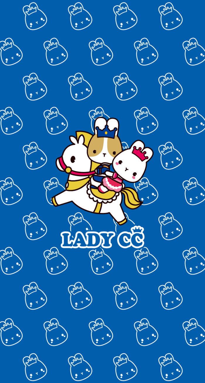 ladycc 红白蓝手机壁纸 锁屏超萌图 08lady cc