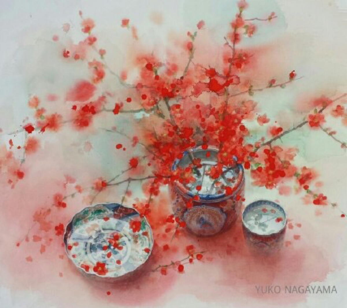 富有诗意的水彩,镜花水月之美—来自画家永山裕子