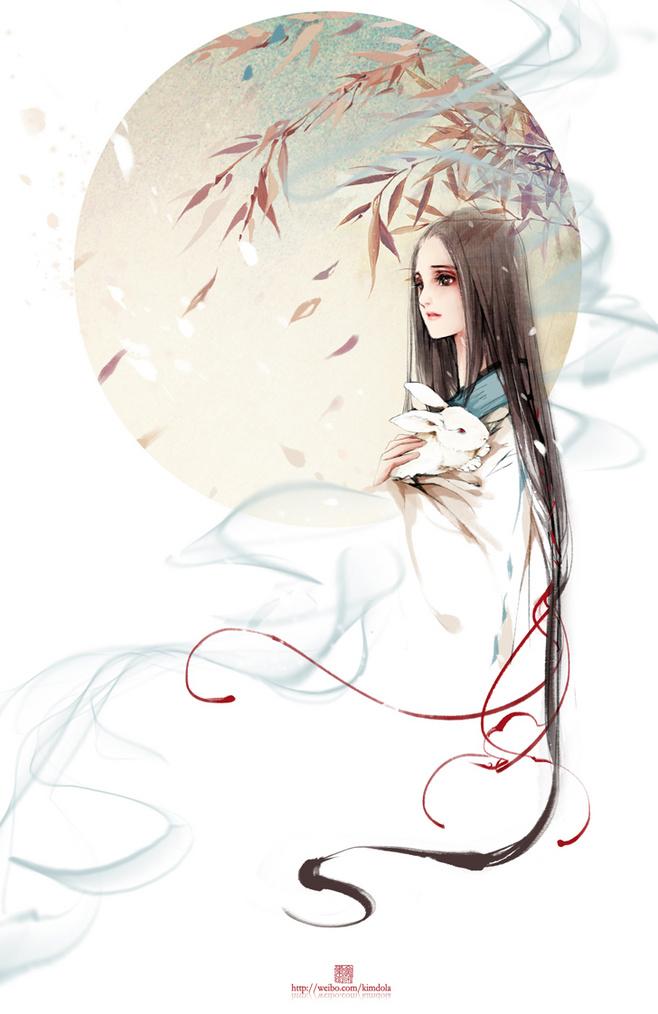 古风 水彩 壁纸