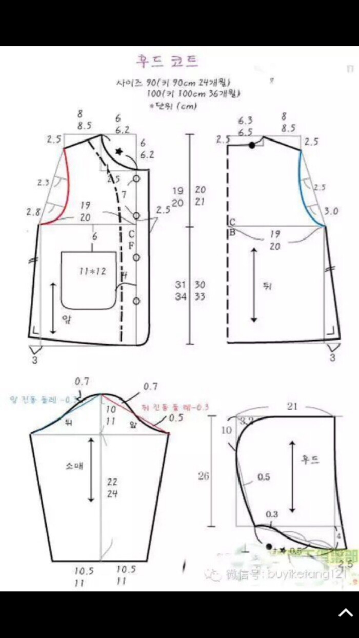 服装裁剪图