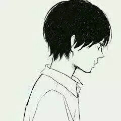 动漫 黑白 系列 情侣 头像