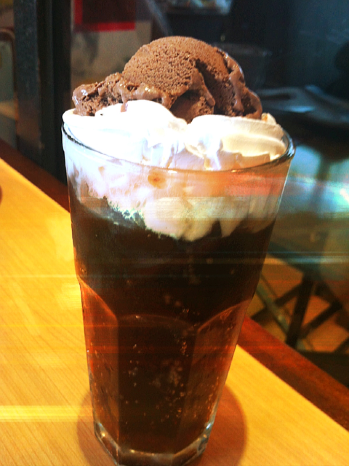好饮料喝不停#可乐 奶油 巧克力冰淇 