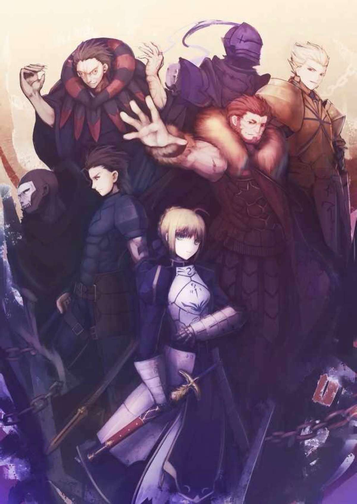 潘德拉贡 亚瑟王 骑士王 呆毛王 fate stay night ; fate zero 系列