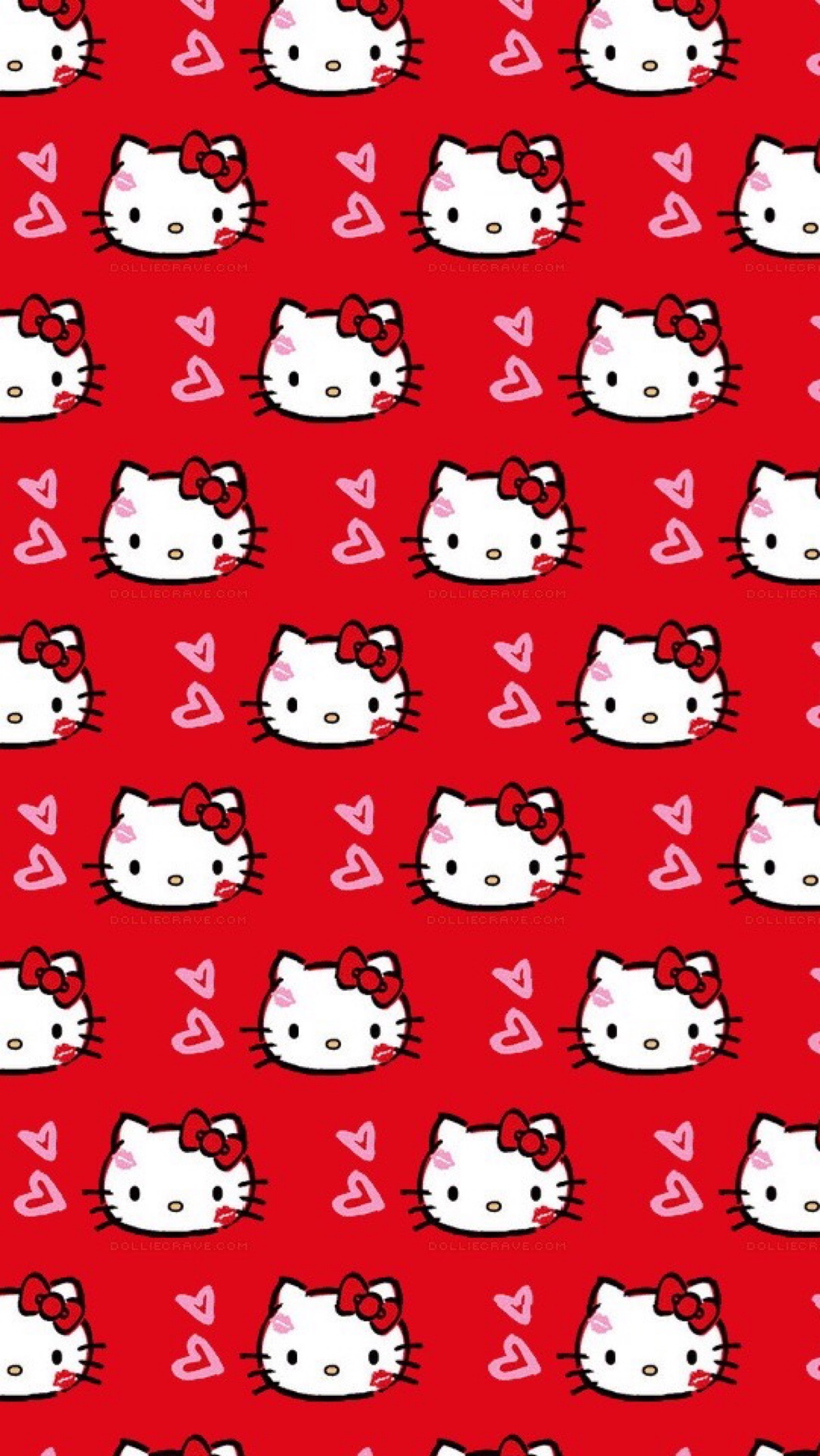 iphone 平铺 壁纸 高清壁纸 plus壁纸 hello kitty萌物 可爱卡通壁纸