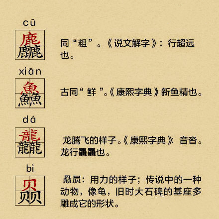 [cp]知识帖:那些三字重叠的汉字你都会读吗?一起学习涨姿势吧![/cp]