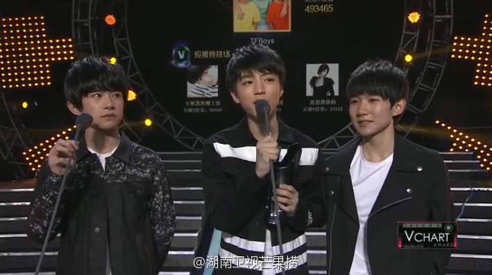 20150411音悦台领奖 tfboys