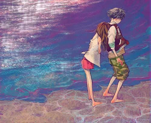 二次元的爱情 #动漫 漫画# 青春有你,一路相随
